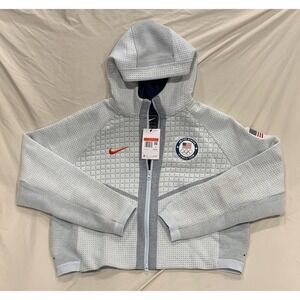 Nike Olympic‎ Tech Pack Team USA  Jacket Women's Large Zip Hoodie NEW Tokyo 2020